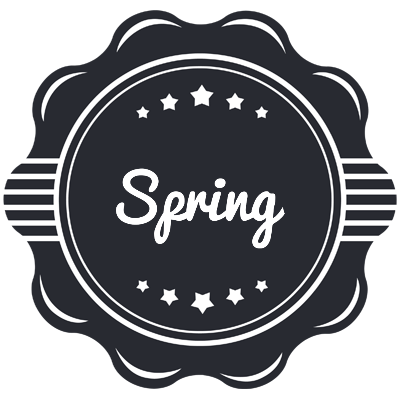 Spring badge logo