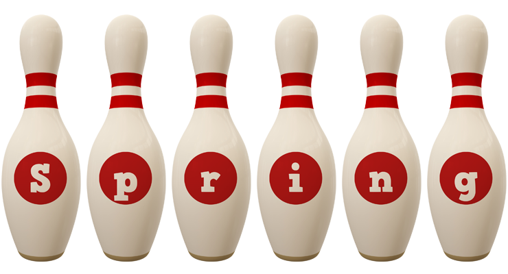 Spring bowling-pin logo