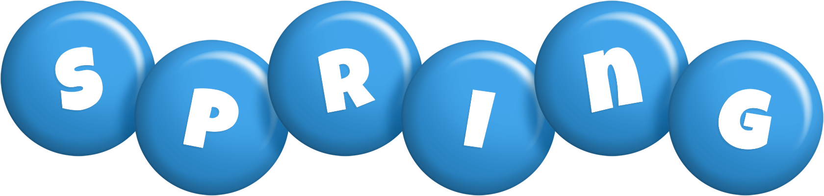 Spring candy-blue logo