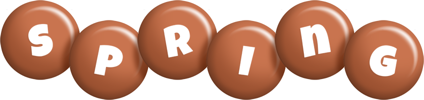 Spring candy-brown logo