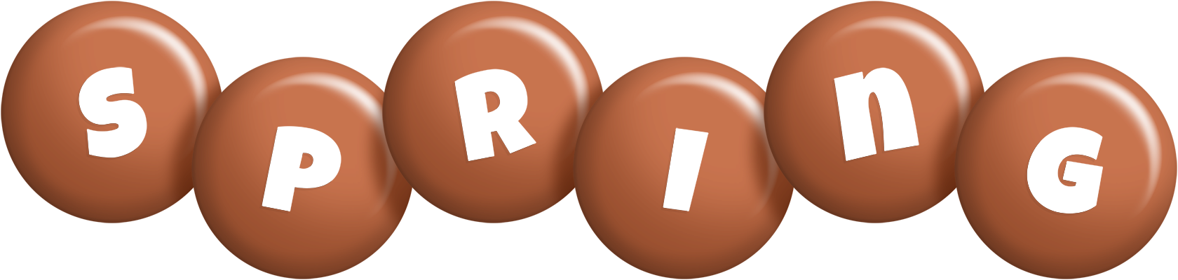 Spring candy-brown logo