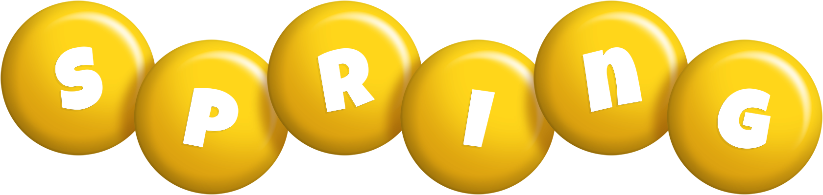 Spring candy-yellow logo
