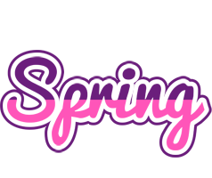 Spring cheerful logo