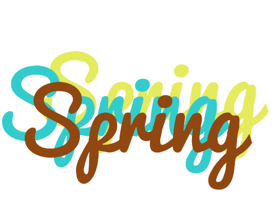 Spring cupcake logo