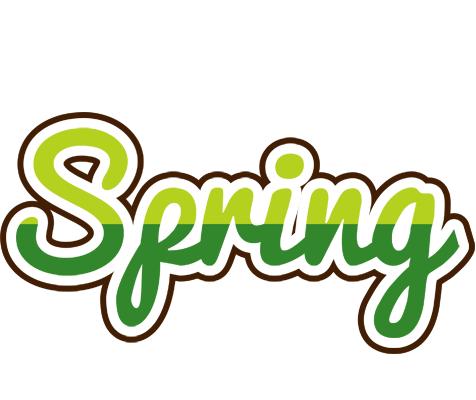 Spring golfing logo