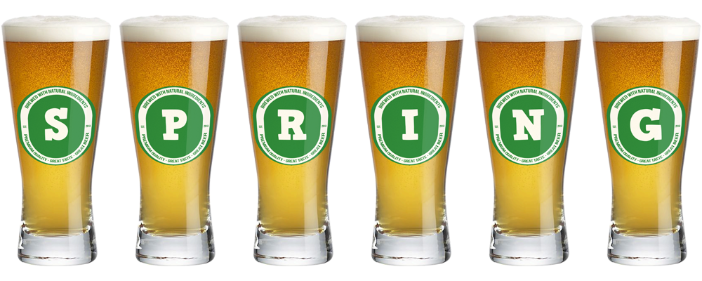 Spring lager logo