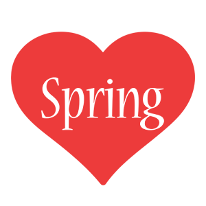 Spring love logo