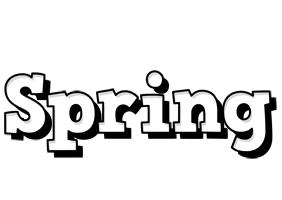 Spring snowing logo