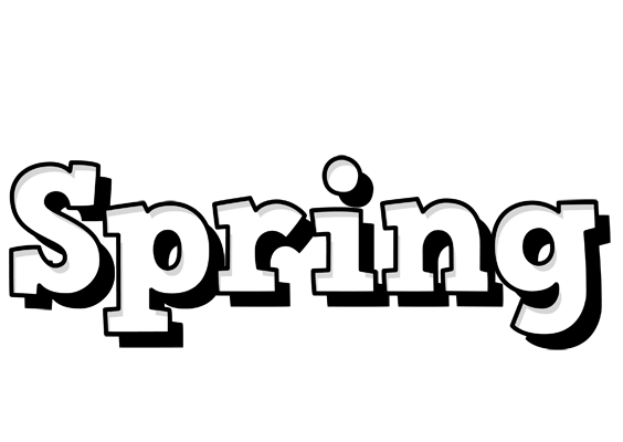Spring snowing logo