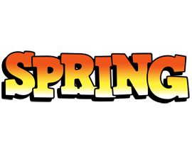 Spring sunset logo