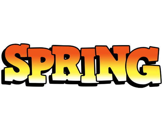 Spring sunset logo
