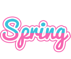 Spring woman logo