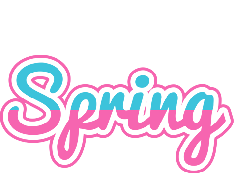 Spring woman logo