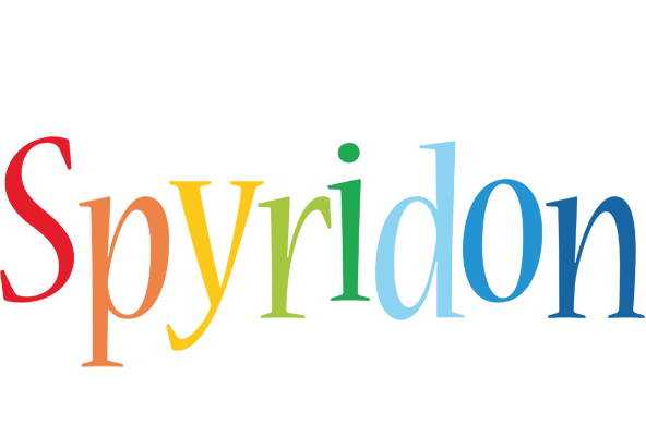 Spyridon birthday logo