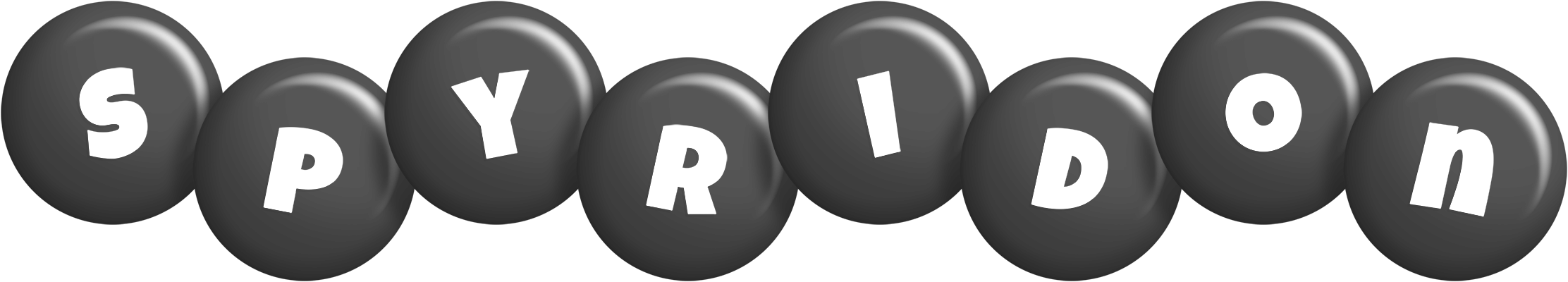 Spyridon candy-black logo