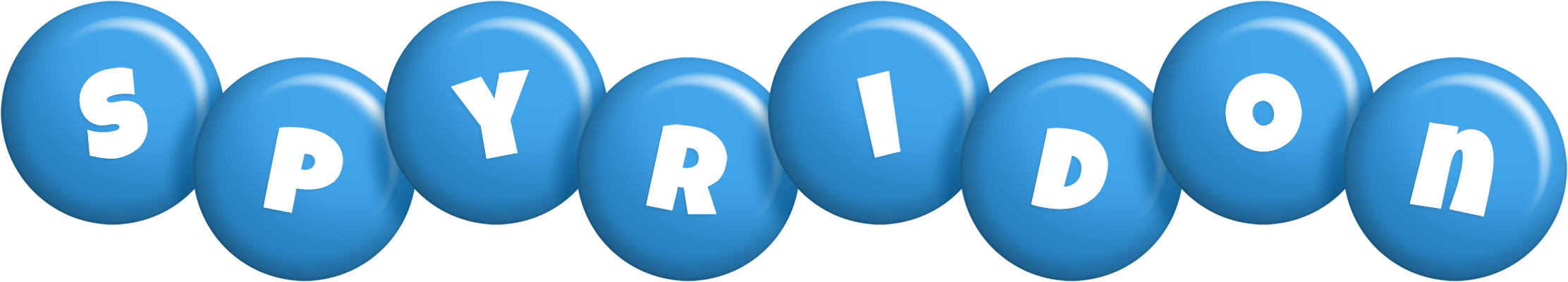 Spyridon candy-blue logo