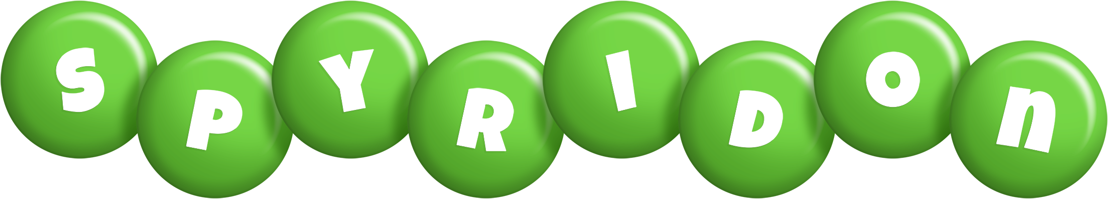 Spyridon candy-green logo