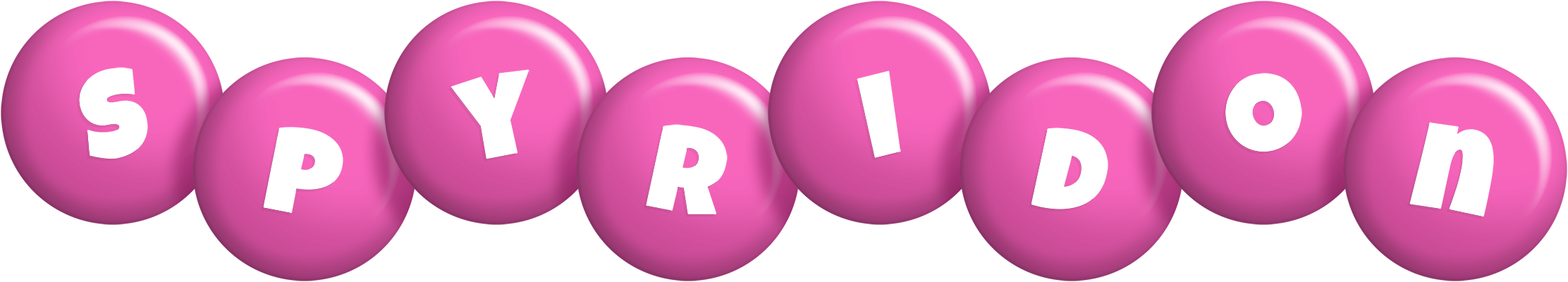 Spyridon candy-pink logo