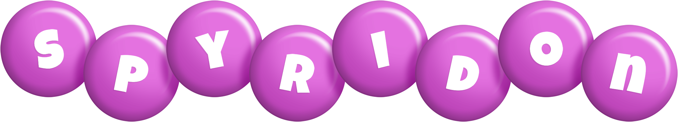 Spyridon candy-purple logo