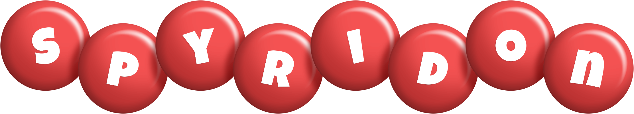 Spyridon candy-red logo