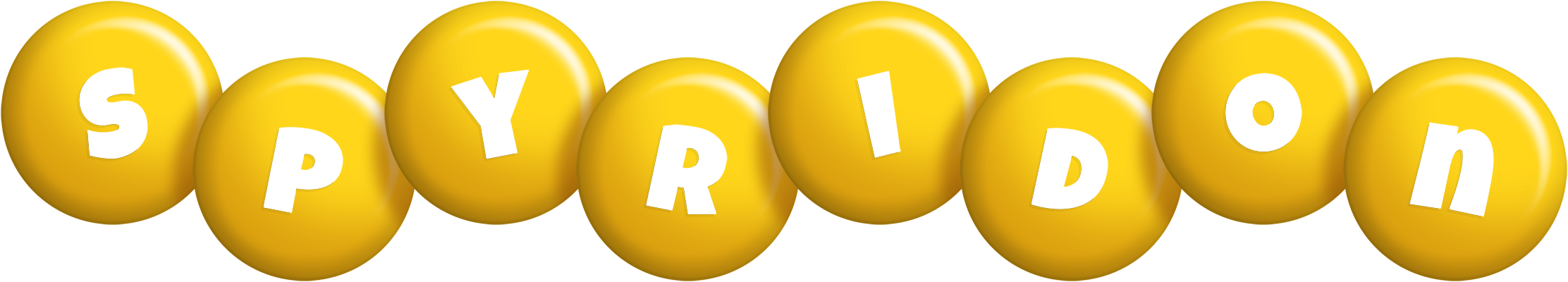 Spyridon candy-yellow logo