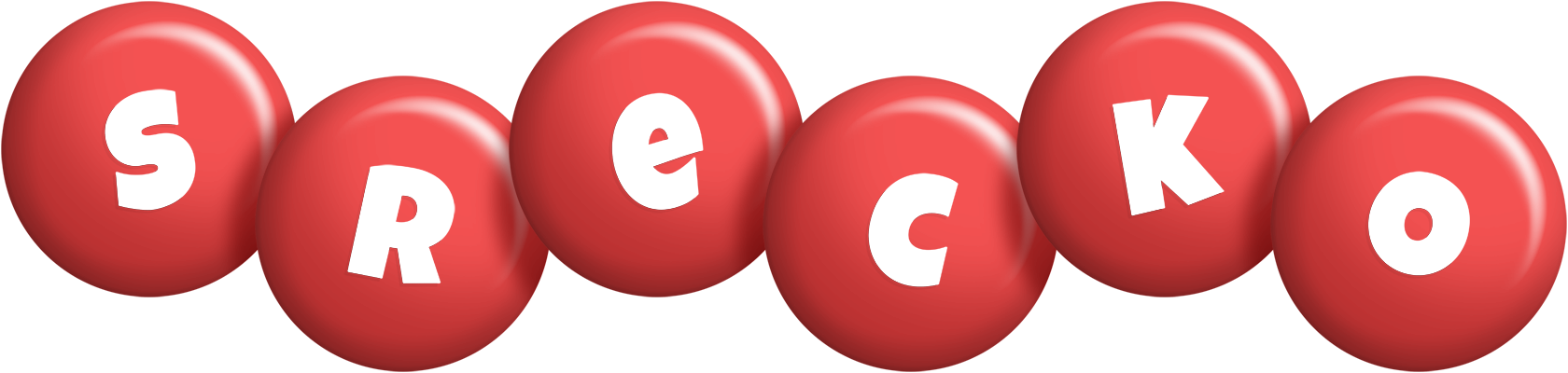 Srecko candy-red logo