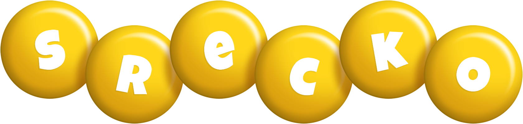 Srecko candy-yellow logo