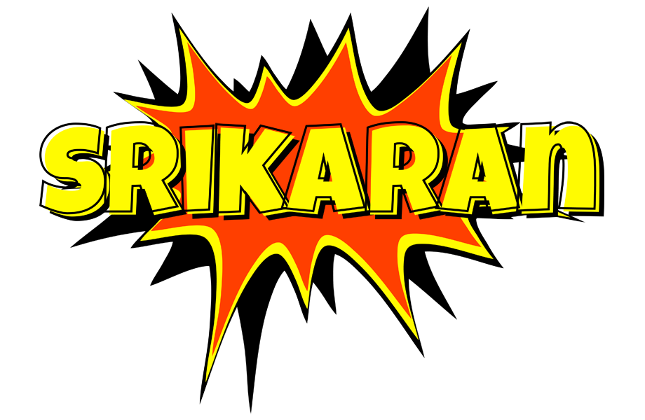 Srikaran bazinga logo