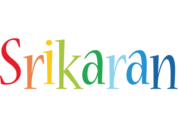Srikaran birthday logo