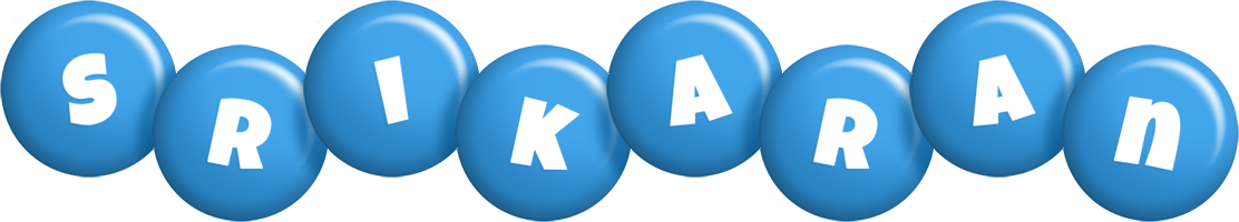 Srikaran candy-blue logo