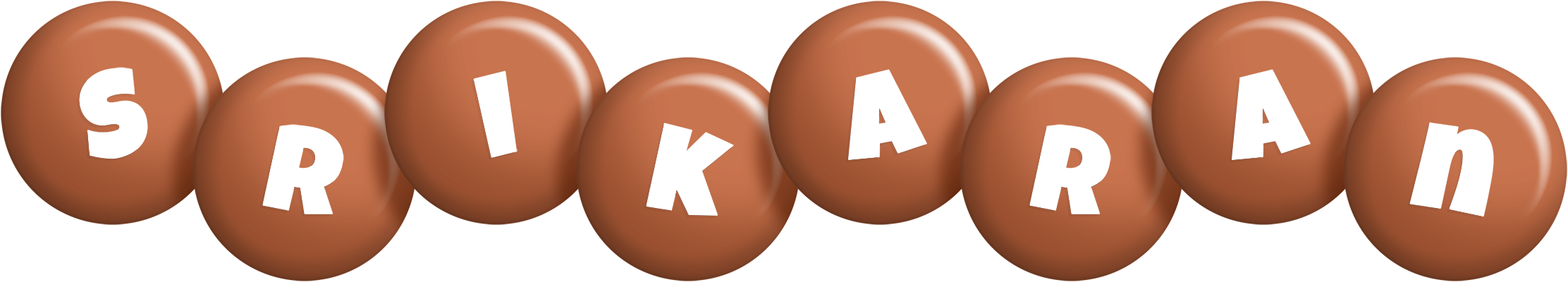 Srikaran candy-brown logo