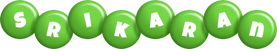 Srikaran candy-green logo