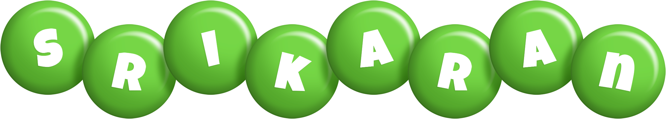 Srikaran candy-green logo