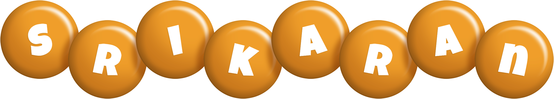 Srikaran candy-orange logo