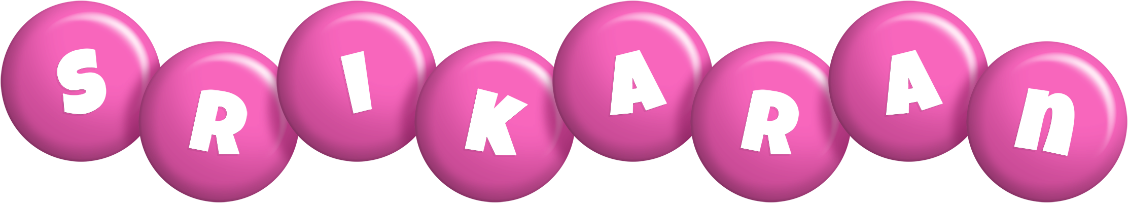 Srikaran candy-pink logo