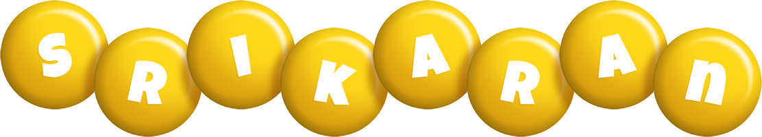 Srikaran candy-yellow logo