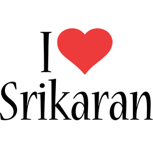 Srikaran i-love logo