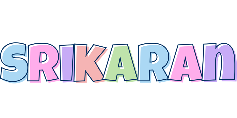 Srikaran pastel logo