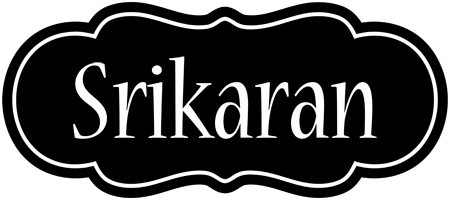 Srikaran welcome logo