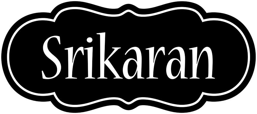 Srikaran welcome logo