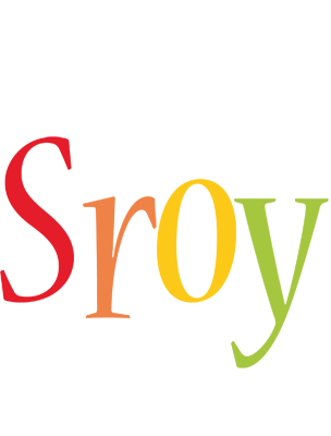Sroy birthday logo