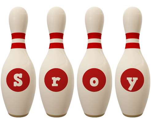 Sroy bowling-pin logo