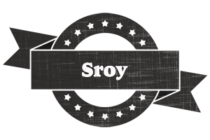 Sroy grunge logo