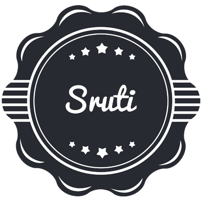 Sruti badge logo