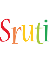 Sruti birthday logo