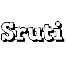 Sruti snowing logo