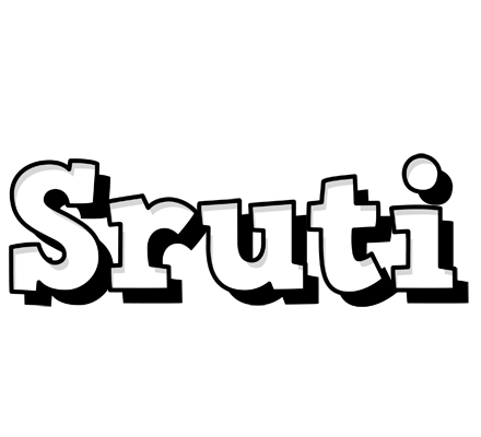 Sruti snowing logo