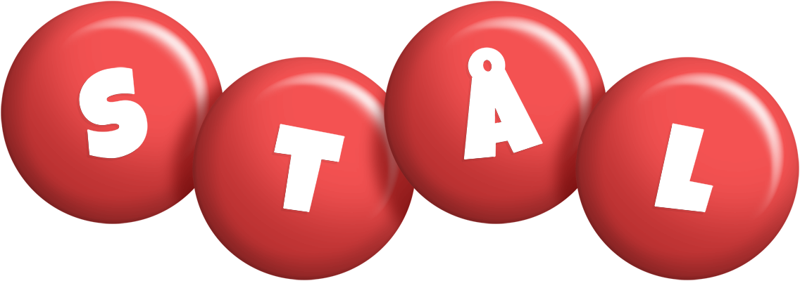 Stål candy-red logo