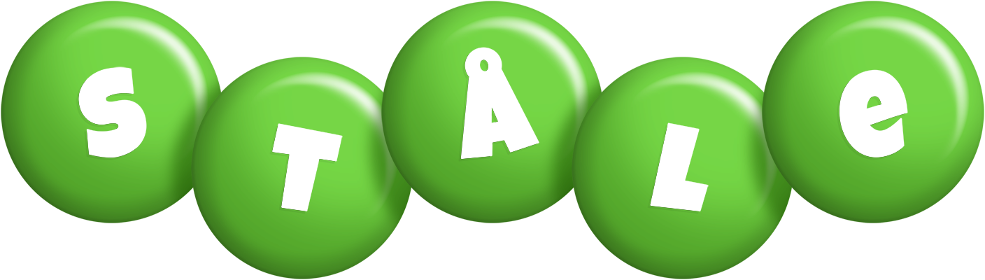 Ståle candy-green logo