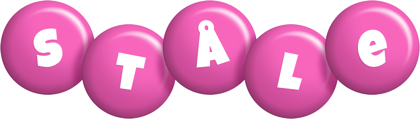 Ståle candy-pink logo